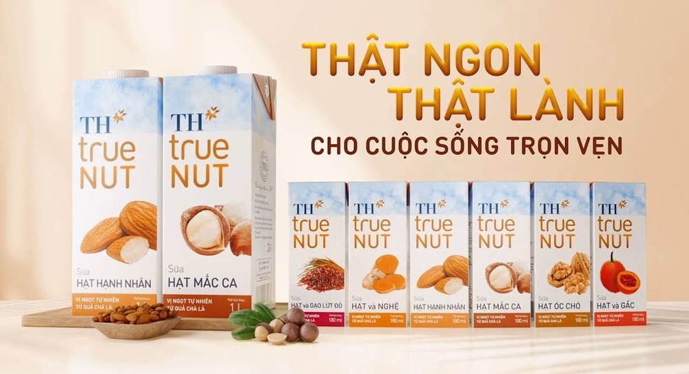 2. Slogan "Tinh túy thiên nhiên được giữ trọn vẹn" của TH True Milk