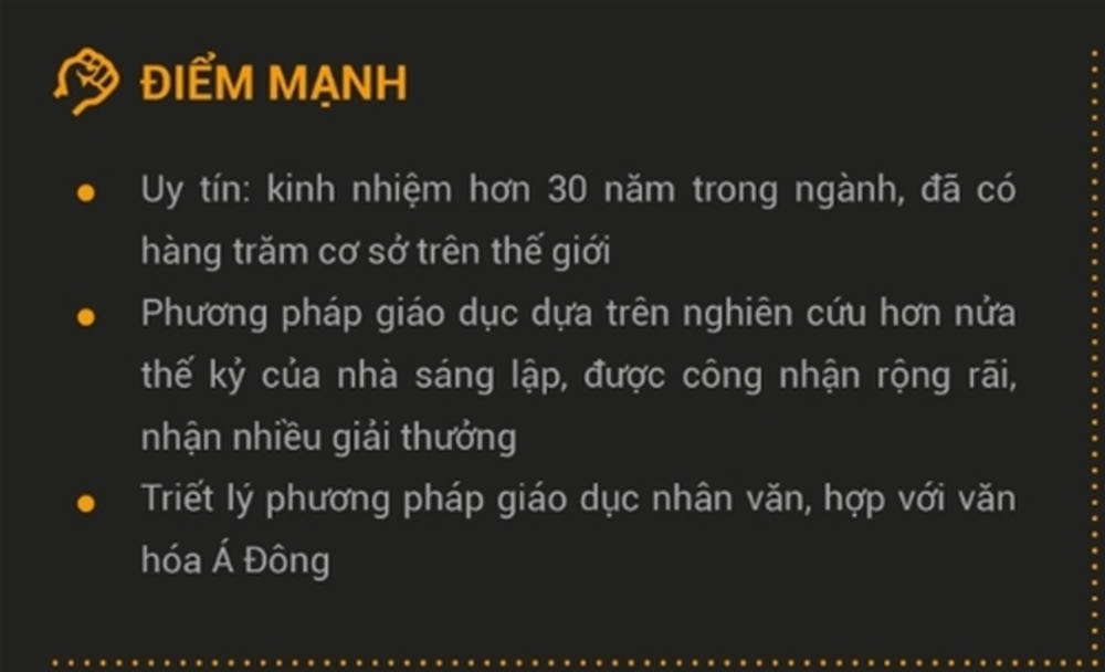 Điểm mạnh (Strengths)