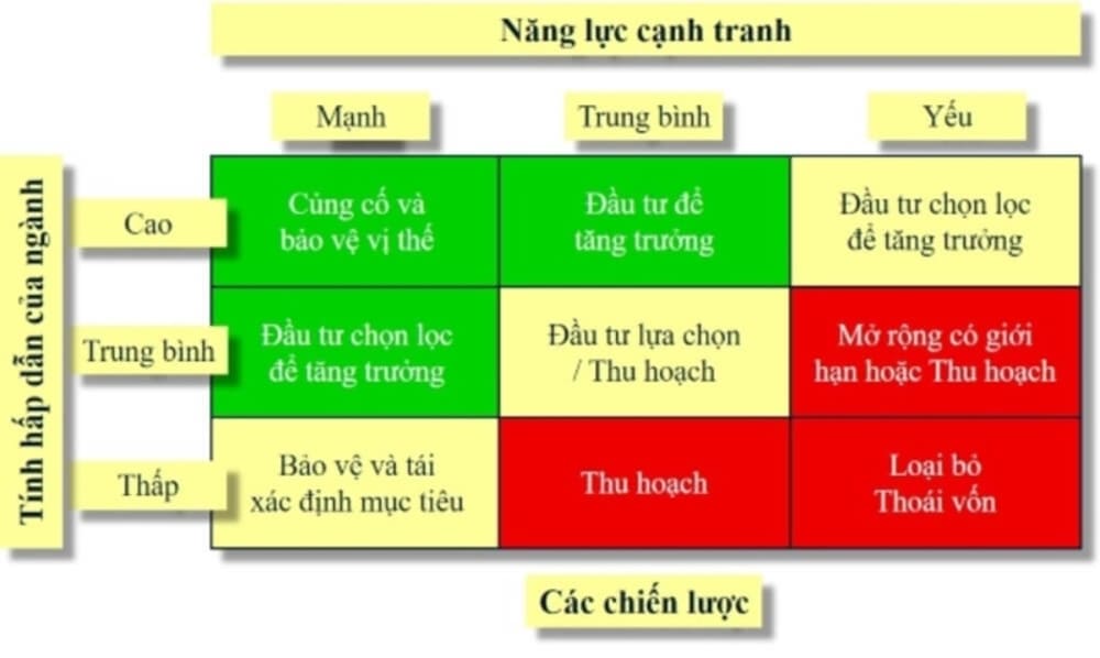 Phân tích chi tiết ma trận GE của Vinamilk mới nhất