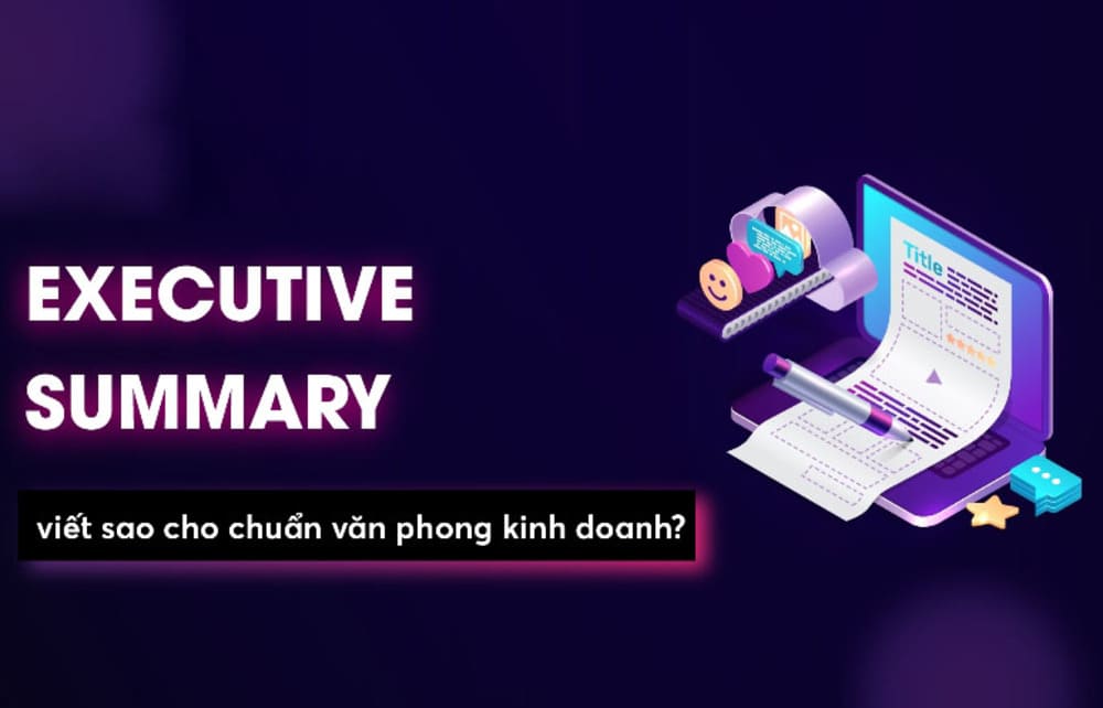 Ví dụ nổi bật về một executive summary tiêu chuẩn